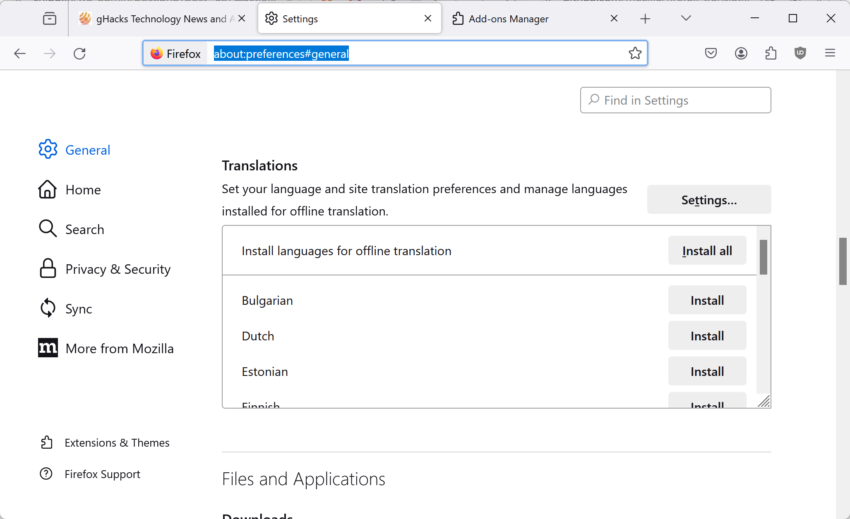 Mozilla adds new languages to Firefox Translations - Chipp.in Tech News ...