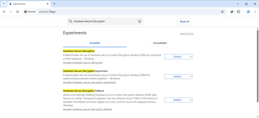 Chrome PlayReady DRM
