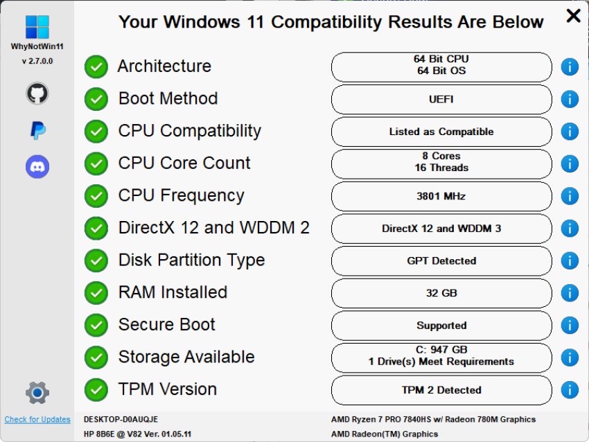 Why Not Win 11 App